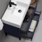 Blue Modern Bathroom Vanity, 32